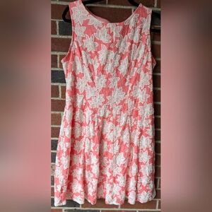 Studio One Pink and White Floral Dress